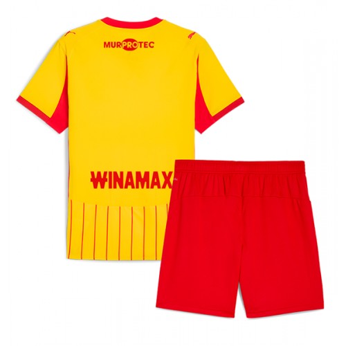 RC Lens Replica Home Stadium Kit for Kids 2025-26 Short Sleeve (+ pants)